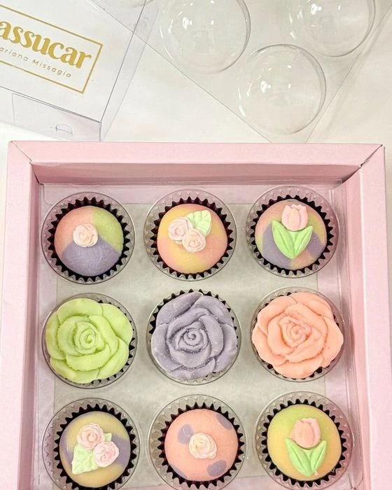 Brigadeiros decorados da Massucar